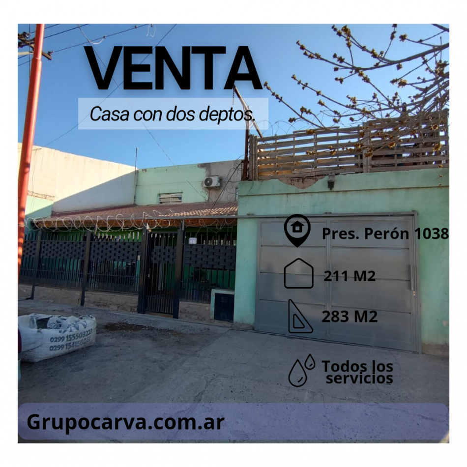 Casa con departamentos